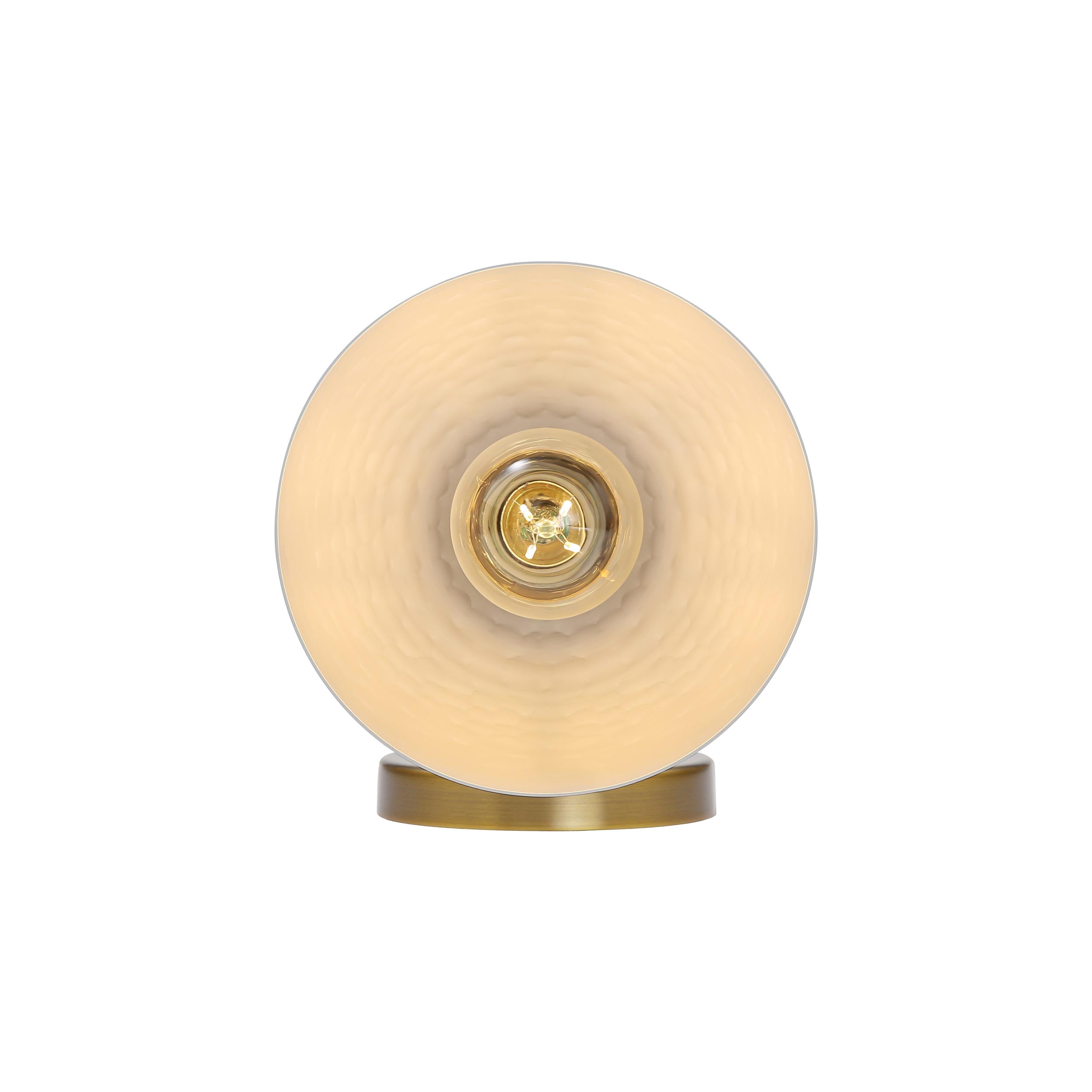 Golden Lighting Shepard 1-light Wall Sconce in Modern Brass and Matte White shade - - Golden Lighting