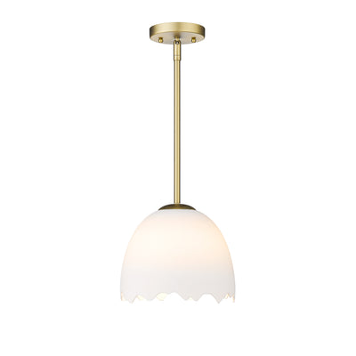 Brinkley 1-light Pendant in Brushed Champagne Brass