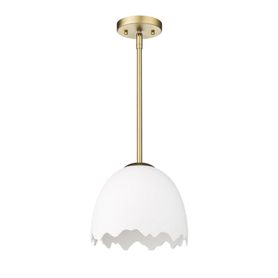 Brinkley 1-light Pendant in Brushed Champagne Brass
