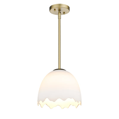 Brinkley 1-light Pendant in Brushed Champagne Brass