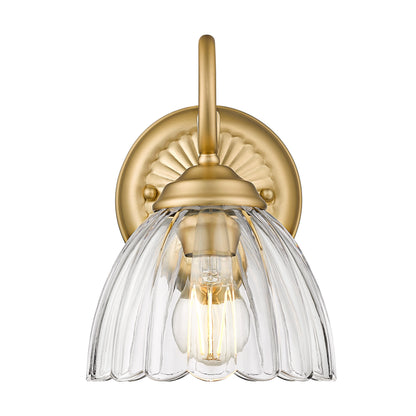 Golden Lighting Audra 1-light Wall Sconce in Brushed Champagne Brass - - Golden Lighting
