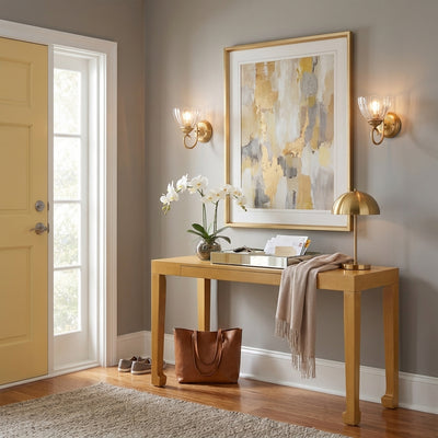 Audra 1-light Wall Sconce in Brushed Champagne Brass