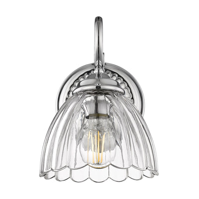 Golden Lighting Audra 1-light Wall Sconce in Chrome - - Golden Lighting