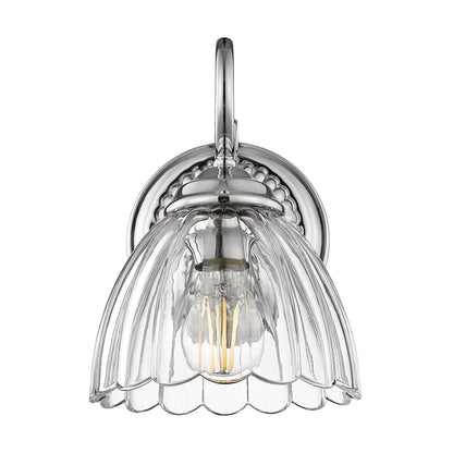 Golden Lighting Audra 1-light Wall Sconce in Chrome - - Golden Lighting