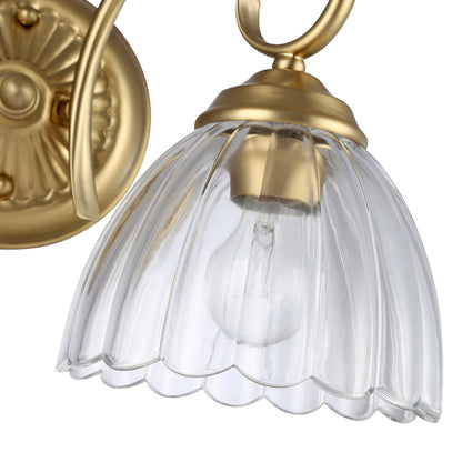 Golden Lighting Audra 2-light Vanity in Brushed Champagne Brass - - Golden Lighting