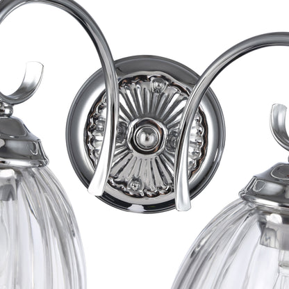 Golden Lighting Audra 2-light Vanity in Chrome - - Golden Lighting