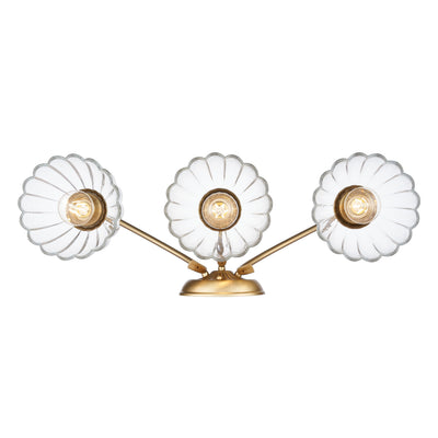 Golden Lighting Audra 3-light Vanity in Brushed Champagne Brass - - Golden Lighting