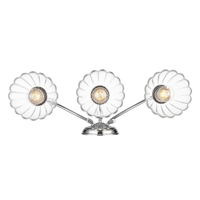 Golden Lighting Audra 3-light Vanity in Chrome - - Golden Lighting