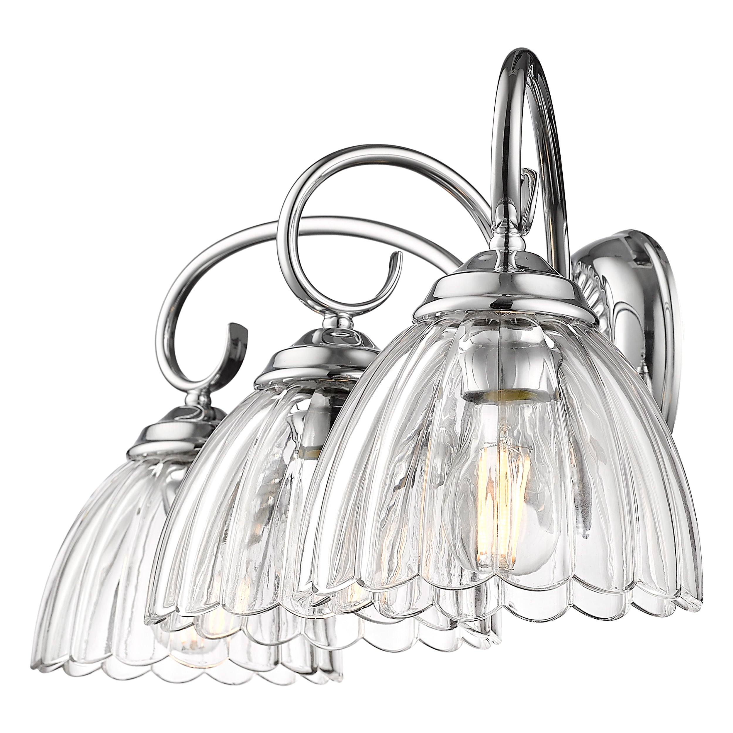 Golden Lighting Audra 3-light Vanity in Chrome - - Golden Lighting