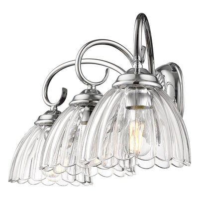 Golden Lighting Audra 3-light Vanity in Chrome - - Golden Lighting