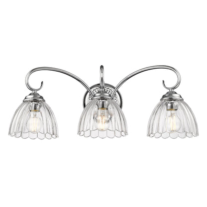 Golden Lighting Audra 3-light Vanity in Chrome