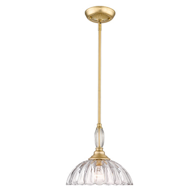 Golden Lighting Audra 1-light Pendant in Brushed Champagne Brass - - Golden Lighting
