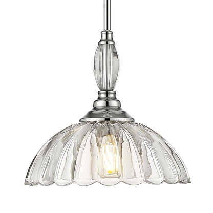 Golden Lighting Audra 1-light Pendant in Chrome