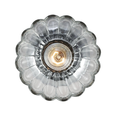 Golden Lighting Audra 1-light 7in Semi-Flush Mount in Chrome - - Golden Lighting