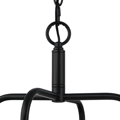 Golden Lighting Dorinda 4-light Pendant in Matte Black - - Golden Lighting