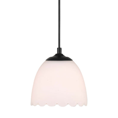 Golden Lighting Dorinda 1-light Pendant in Matte Black - - Golden Lighting