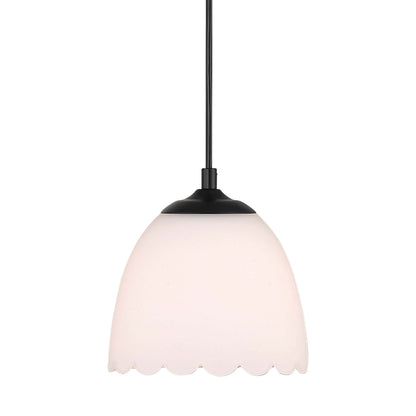 Golden Lighting Dorinda 1-light Pendant in Matte Black - - Golden Lighting