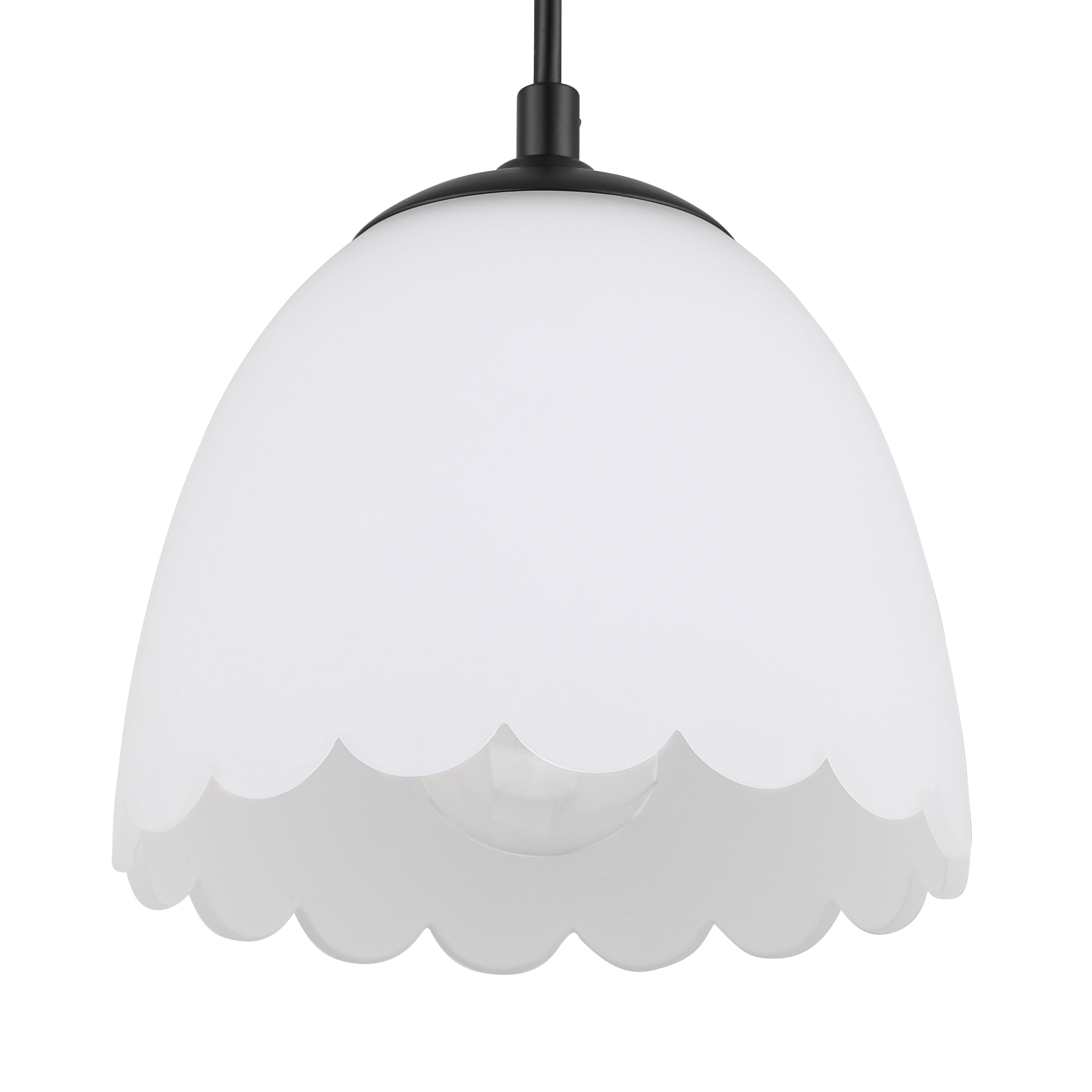 Golden Lighting Dorinda 1-light Pendant in Matte Black - - Golden Lighting