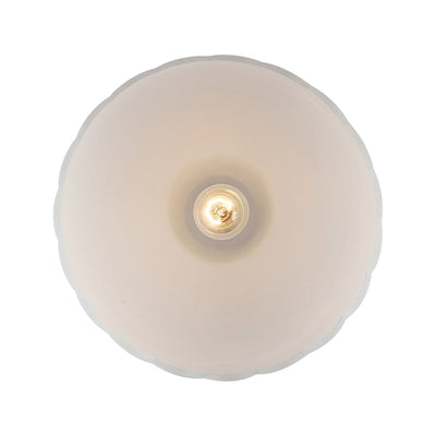 Dorinda 1-Light Pendant in Matte Black with Opal Glass - - Golden Lighting