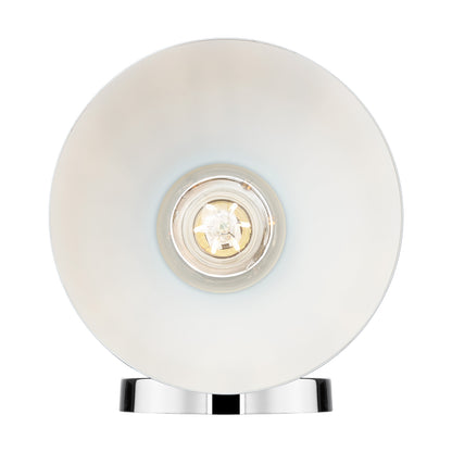 Zoey 1-light Wall Sconce in Chrome and Matte Gray shade - - Golden Lighting