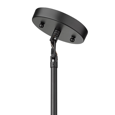 Zoey 1-light 16in Pendant in Matte Black - - Golden Lighting