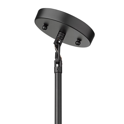 Zoey 1-light 9in Pendant in Matte Black - - Golden Lighting