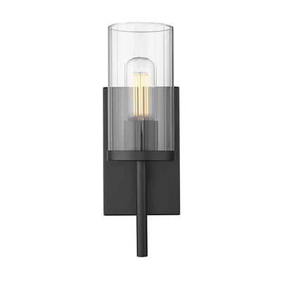 Golden Lighting Winslett 1-light Wall Sconce in Matte Black - - Golden Lighting