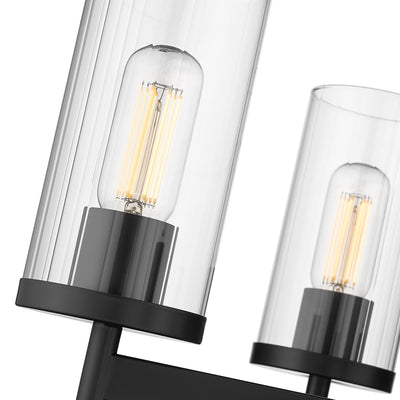 Golden Lighting Winslett 3-light Chandelier in Matte Black - - Golden Lighting