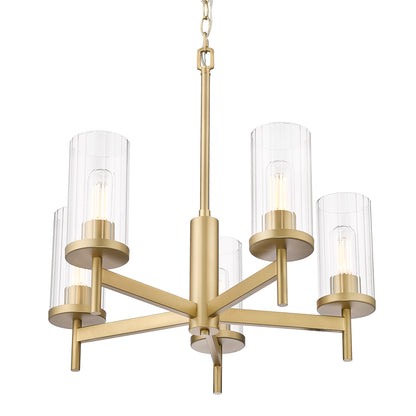 Winslett 5 Light Chandelier -  - Golden Lighting