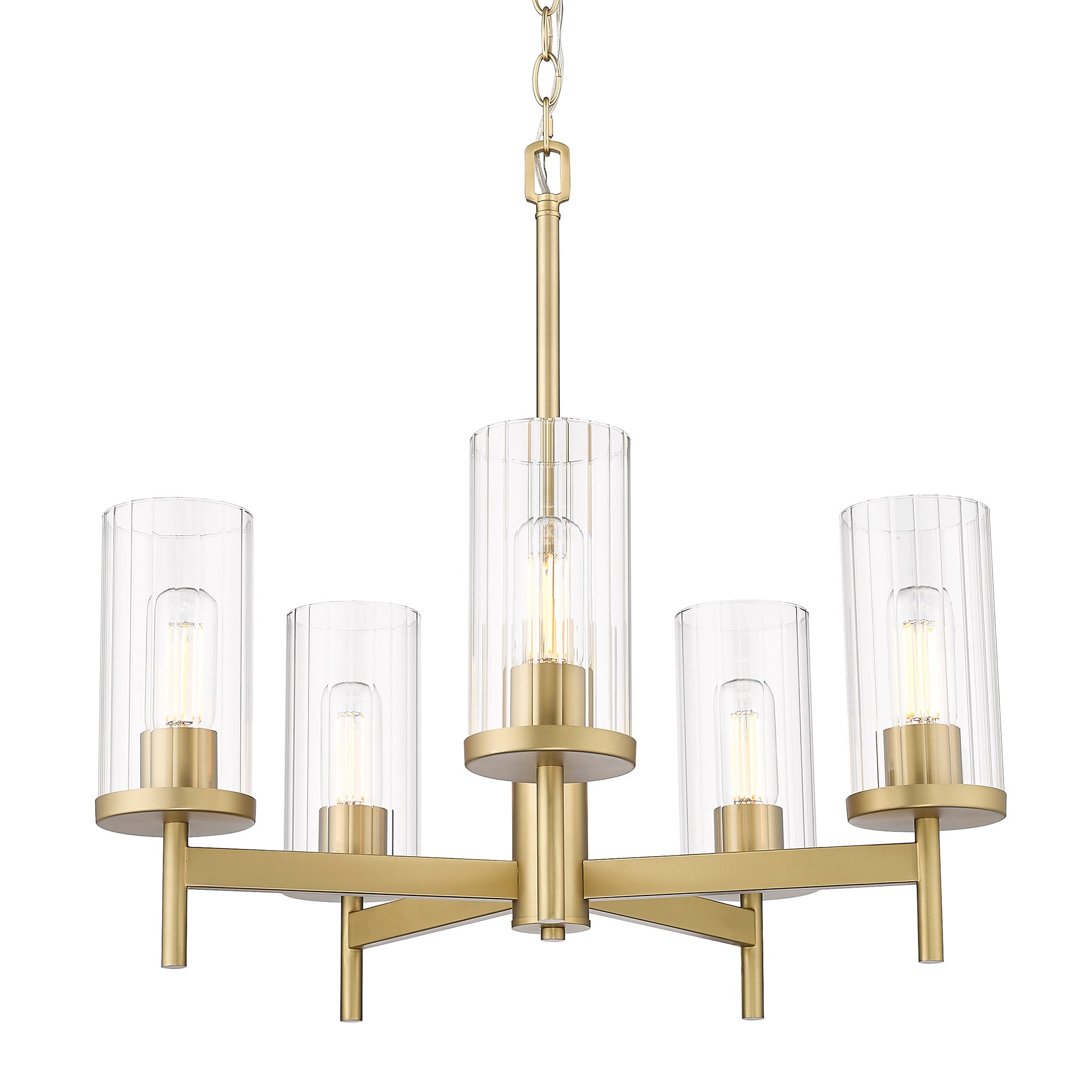 Winslett 5 Light Chandelier -  - Golden Lighting