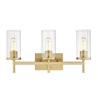 Golden Lighting Winslett 3-light Vanity in Brushed Champagne Brass - - Golden Lighting