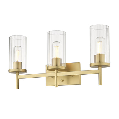Golden Lighting Winslett 3-light Vanity in Brushed Champagne Brass - - Golden Lighting