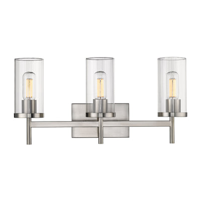 Golden Lighting Winslett 3-light Vanity in Pewter - - Golden Lighting