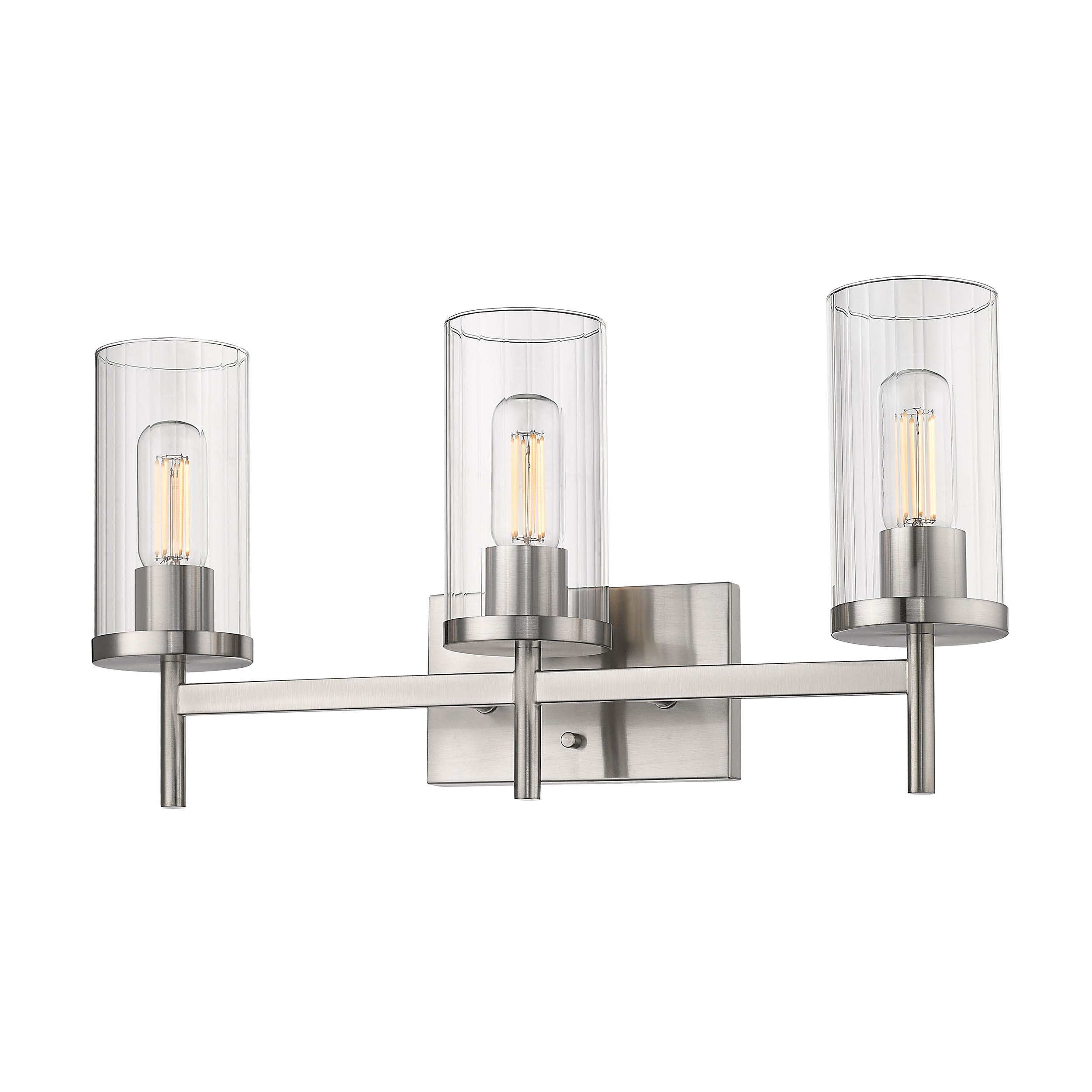 Golden Lighting Winslett 3-light Vanity in Pewter