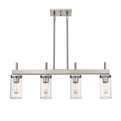 Golden Lighting Winslett 4-light Island Light in Pewter - - Golden Lighting