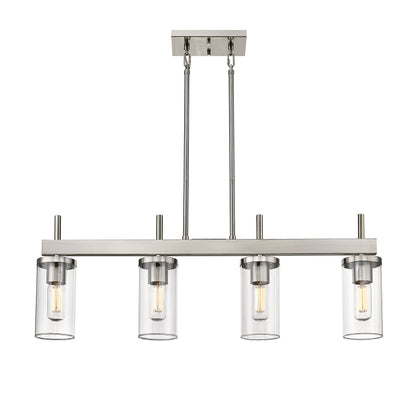 Golden Lighting Winslett 4-light Island Light in Pewter - - Golden Lighting