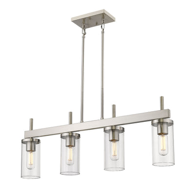 Golden Lighting Winslett 4-light Island Light in Pewter - - Golden Lighting
