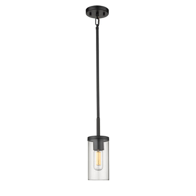 Golden Lighting Winslett 1-light Pendant in Matte Black - - Golden Lighting