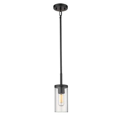 Golden Lighting Winslett 1-light Pendant in Matte Black