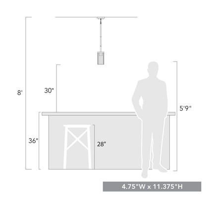 Golden Lighting Winslett 1-light Pendant in Matte Black - - Golden Lighting