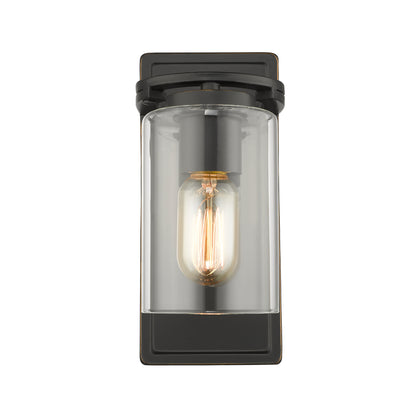 Golden Lighting Monroe 1-light Wall Sconce in Matte Black - - Golden Lighting