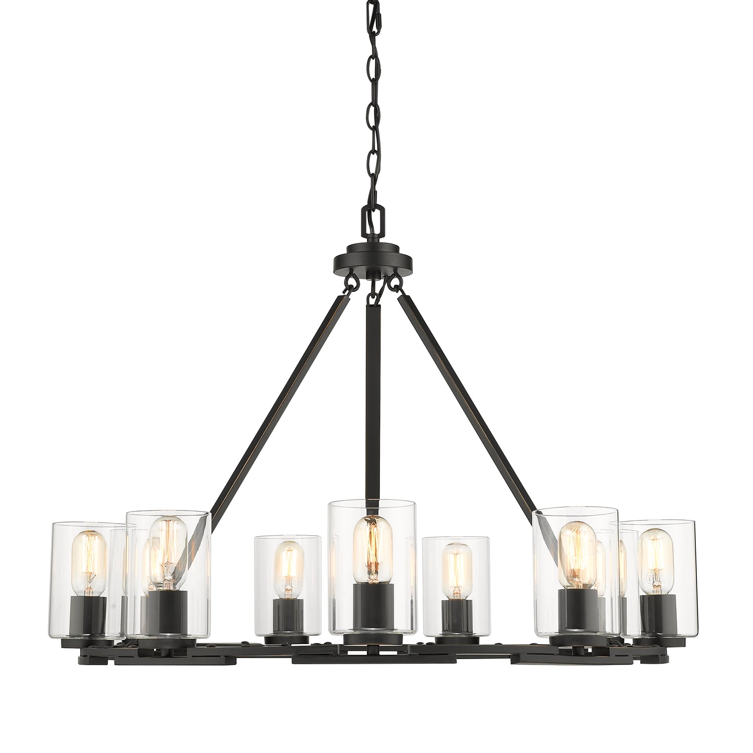 Monroe 9 Light Chandelier - - Golden Lighting