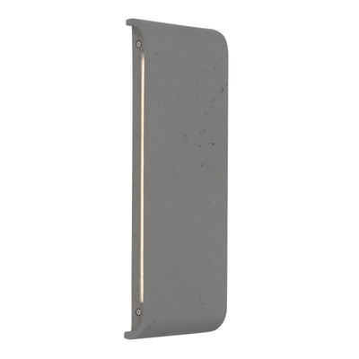 Golden Lighting Stela Integrated LED 16in Outdoor Wall in Gray Travertine - - Golden Lighting