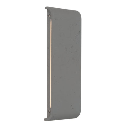 Golden Lighting Stela Integrated LED 16in Outdoor Wall in Gray Travertine - - Golden Lighting