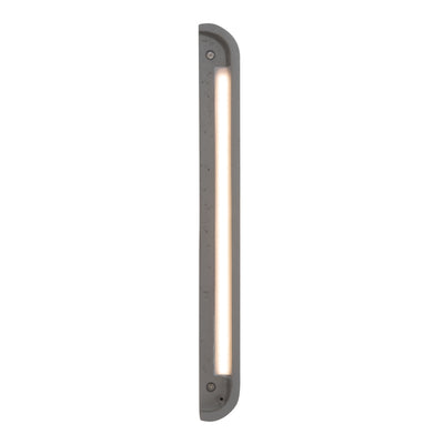 Golden Lighting Stela Integrated LED 16in Outdoor Wall in Gray Travertine - - Golden Lighting