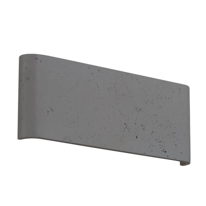 Golden Lighting Stela Integrated LED 16in Outdoor Wall in Gray Travertine - - Golden Lighting