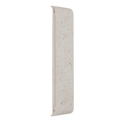 Golden Lighting Stela Integrated LED 24in Outdoor Wall in White Travertine - - Golden Lighting