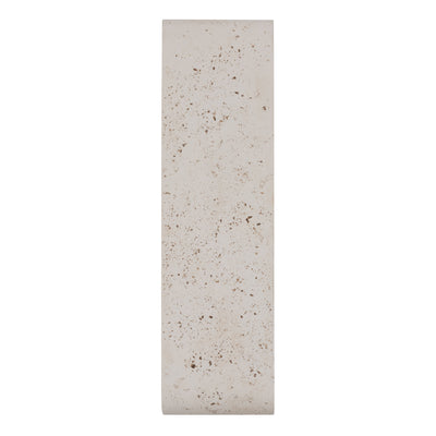 Golden Lighting Stela Integrated LED 24in Outdoor Wall in White Travertine - - Golden Lighting