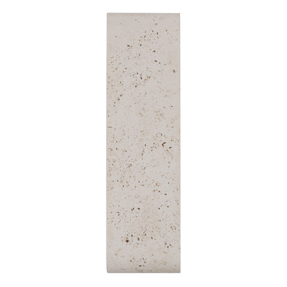 Golden Lighting Stela Integrated LED 24in Outdoor Wall in White Travertine - - Golden Lighting
