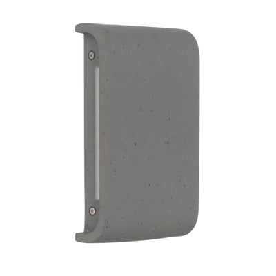 Golden Lighting Stela Integrated LED 9in Outdoor Wall in Gray Travertine - - Golden Lighting